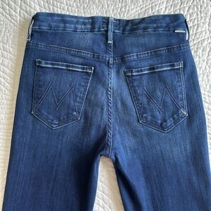 MOTHER High Waisted Looker Ankle The Road To Paradise Women's Size 27 Stretch